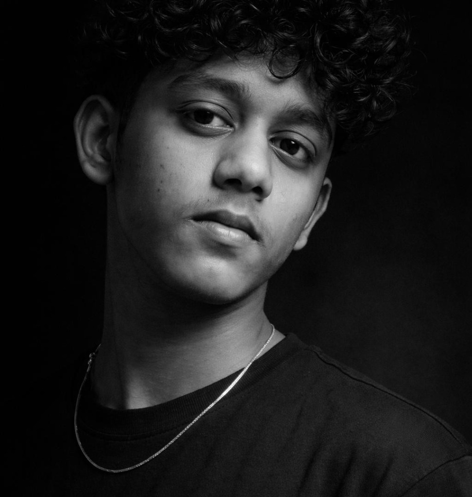 Goutham Krishna in Black shirt